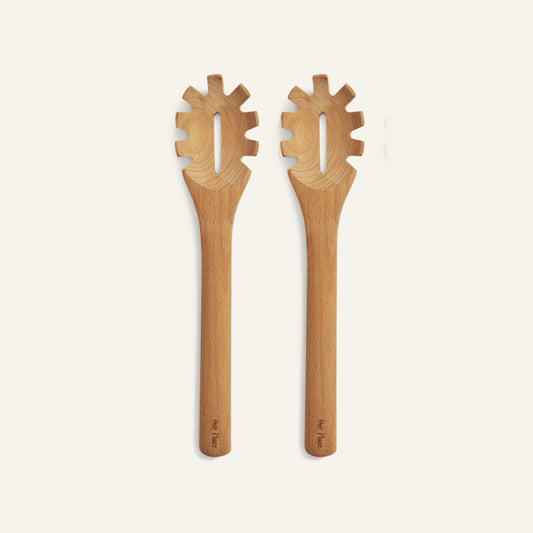 Beechwood Serving Spoons